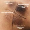 Lidschatten auf dem HAndrücken mit Primer Ausdrucksstärker