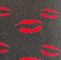 Tape Rolle Kiss Print nahaufnahme
